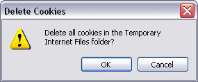Cookie Manager in Internet Explorer